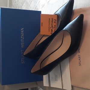 Stuart Weitzman Poco Kittenheel 9.0 black
